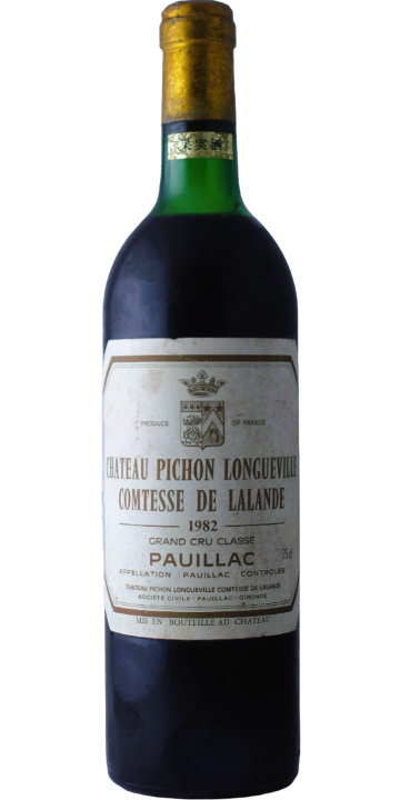 シャトー・ピション・ロングヴィル・コンテス・ド・ラランド 1982