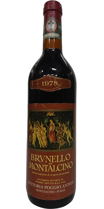 ポッジョ・アンティコ / ブルネッロ・ディ・モンタルチーノ 1978