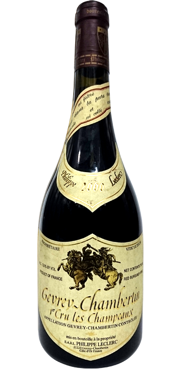 フィリップ・ルクレール / ジュヴレ・シャンベルタン プルミエ・クリュ レ・シャンポー 2000