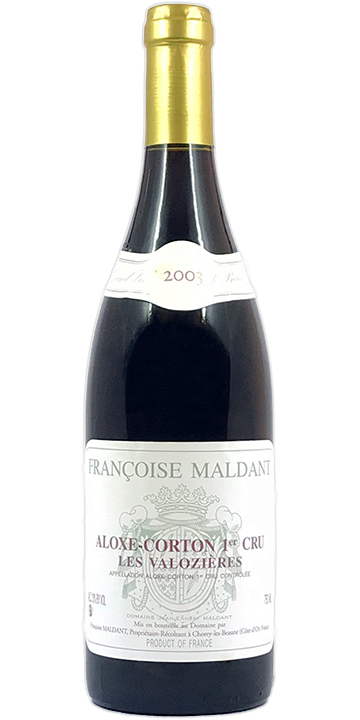 フランソワ・マルダン / アロース・コルトン プルミエ・クリュ レ・ヴァロジェール 2003