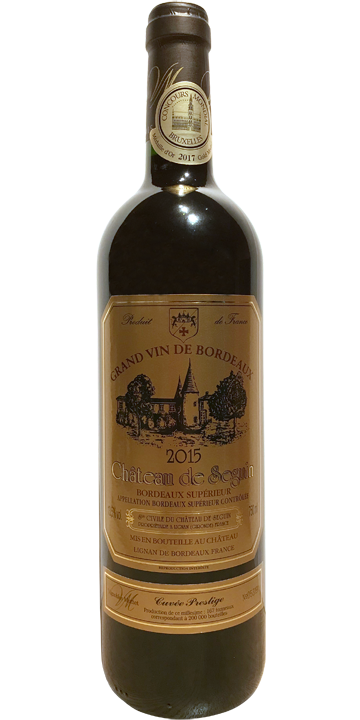 シャトー・ド・スガン キュヴェ・プレステージ 2015
