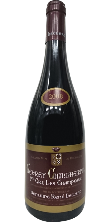 ルネ・ルクレール / ジュヴレ・シャンベルタン プルミエ・クリュ レ・シャンポー 2008