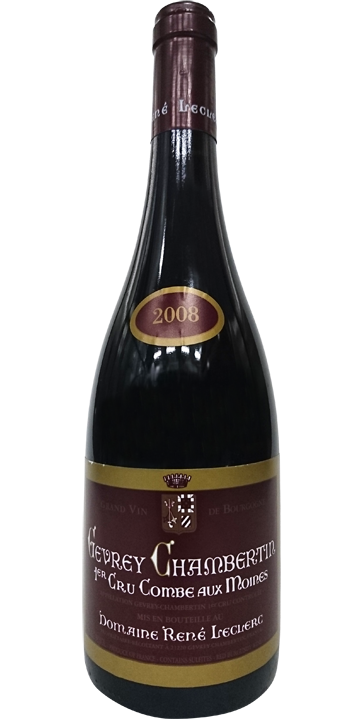 ルネ・ルクレール / ジュヴレ・シャンベルタン プルミエ・クリュ コンブ・オー・モワンヌ 2008