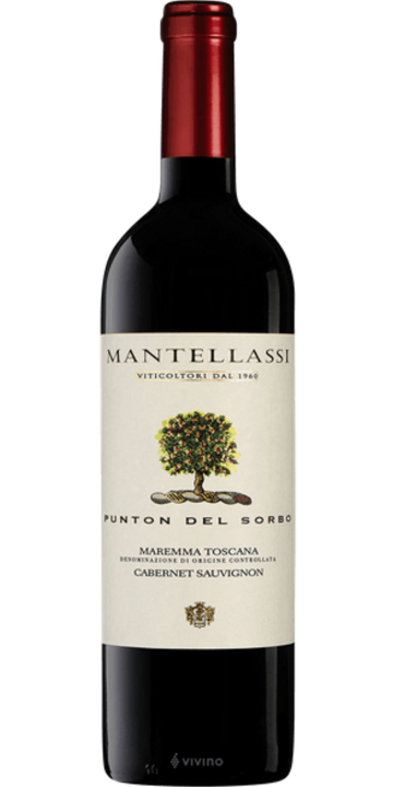 ファットリア・マンテラッシ / プント・デル・ソルボ カベルネ・ソーヴィニヨン マレンマ トスカーナ 2020