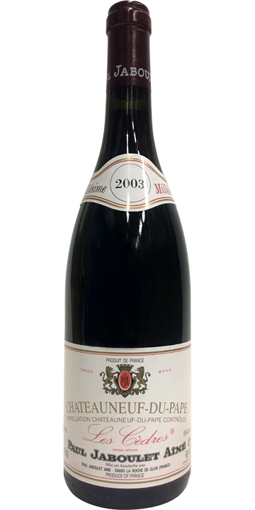 ポール・ジャブレ・エネ / シャトーヌフ・デュ・パプ 2003