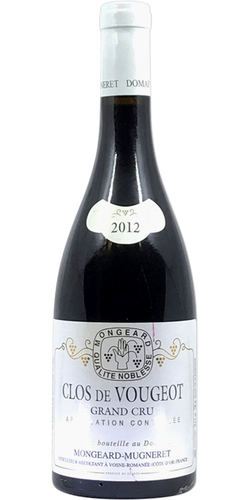 モンジャール・ミュニュレ / クロ・ド・ヴージョ グラン・クリュ 2012