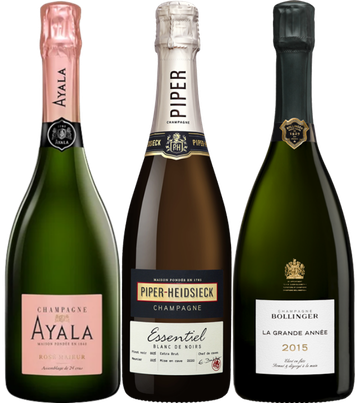 【4月限定大特価】名門シャンパーニュ飲み比べセット Set1