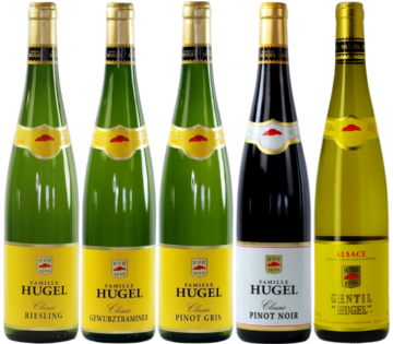 【期間限定特価】ヒューゲル・アルザス5品種飲み比べセット